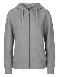 Ladies´ Zip Hoodie - Untergröße / Übergröße